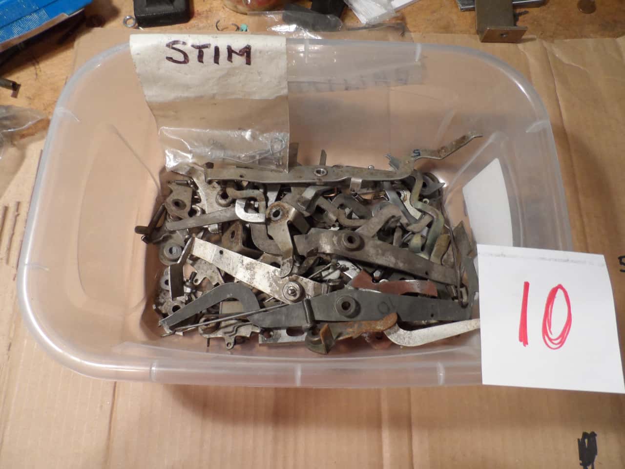 Clear Bin 10
